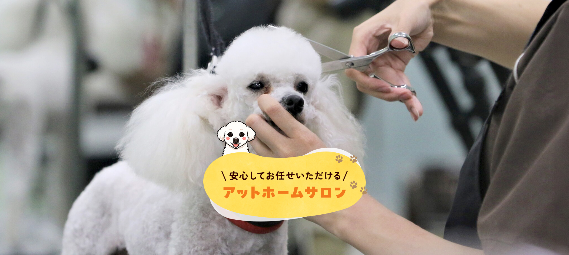 安心してお任せいただけるアットホームサロン